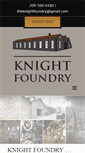 Mobile Screenshot of knightfoundry.com