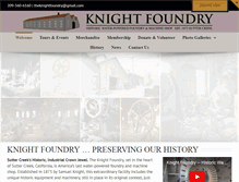 Tablet Screenshot of knightfoundry.com